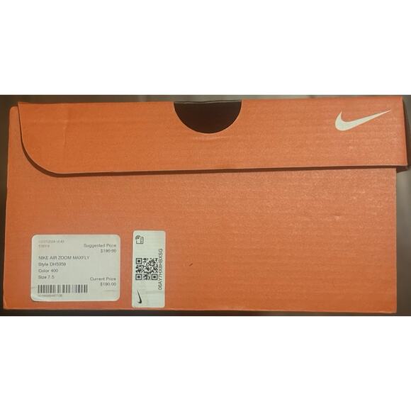 NEW Nike Air Zoom Maxfly Sprint Spikes Racer Blue DH5359-400 Men's Size 7.5 - Picture 7 of 7